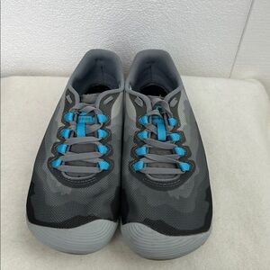 EUC Merrell Barefoot Vapor Glove 4  Gray and Blue Athletic Shoes - Size 6.5